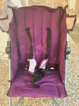 Cochecito de paseo morado Asalvo Baby