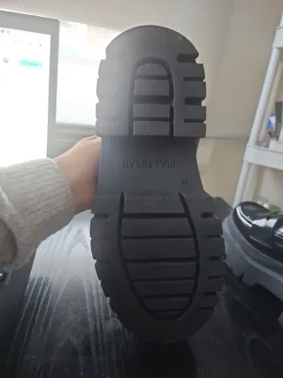 Zapatos negros Pull&Bear plataforma talla 37