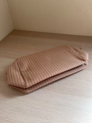 Neceser Jean Paul Gaultier Beige Rayas Negras