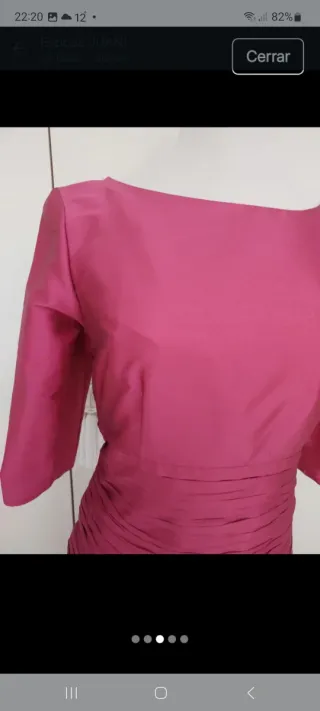 Vestido de fiesta rosa/rojo nuevo