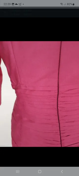 Vestido de fiesta rosa/rojo nuevo