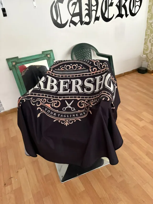 Sillón Barbería/Peluquería Negro