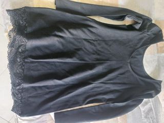 Miniabito sottoveste Tezenis nero donna M