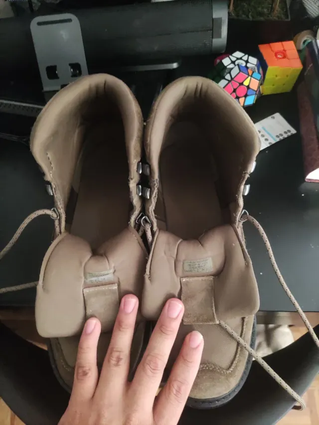 Botas Pull&Bear Beige/Marrón