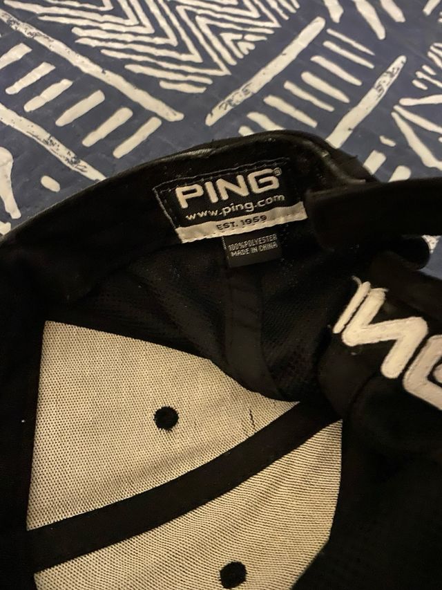 Gorra Ping Golf Negra