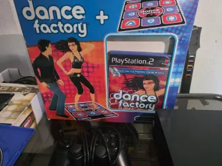 PlayStation 2 Negra + dance factory + Sing