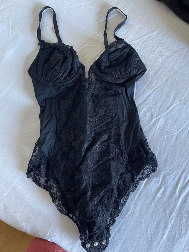 Body La Perla Nero Pizzo