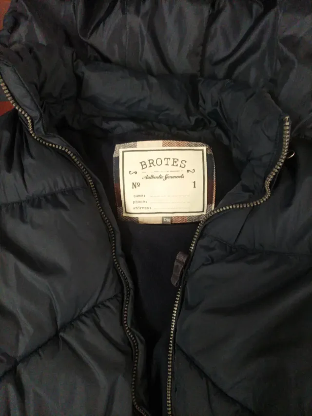 Chaquetón azul BROTES