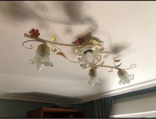 Conjunto de lámparas de salón con luces led