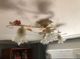 Conjunto de lámparas de salón con luces led