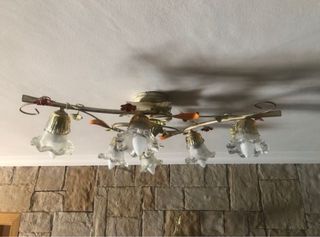 Conjunto de lámparas de salón con luces led