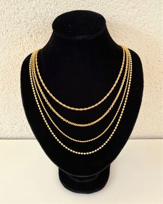 Cadenas de bisutería para manualidades