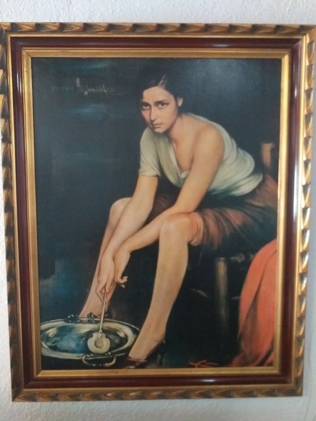 Cuadro La Nana de Julio Romero de Torres