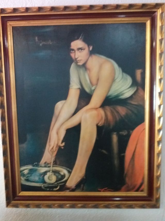 Cuadro La Nana de Julio Romero de Torres