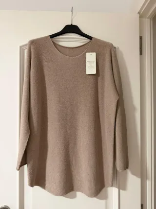 Jersey beige talla única