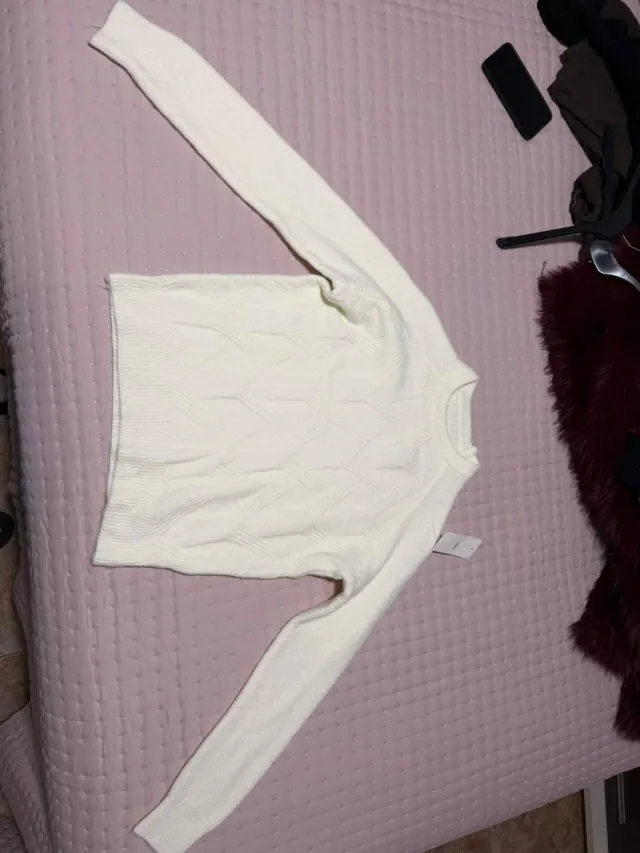 Jersey beige talla única