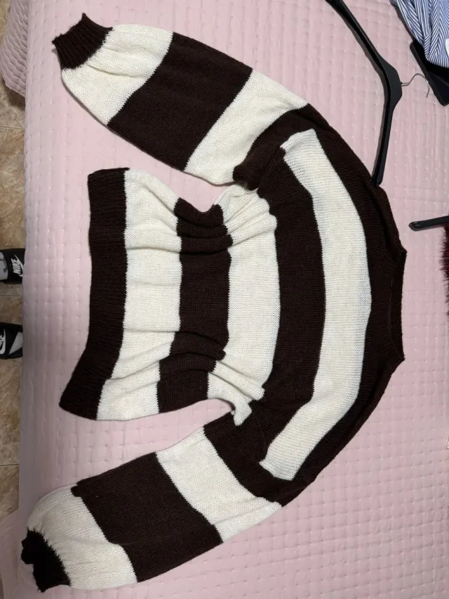 Jersey beige talla única