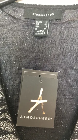 Vestido fiesta brillo Atmosphere Talla M