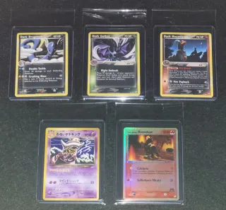 Lotto Carte Pokemon Vintage Team Rocket