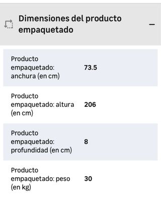 Puerta abatible ciega Atlanta Plus izquierda