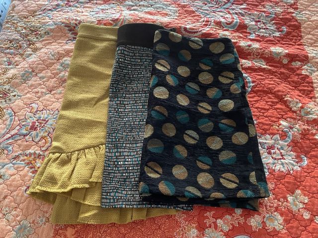 Pack 3 Faldas Trucco Multicolor y Amarillas