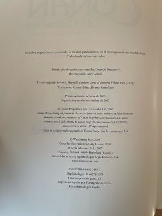 Conan de Cimmeria 1934 (Spanish Edition)