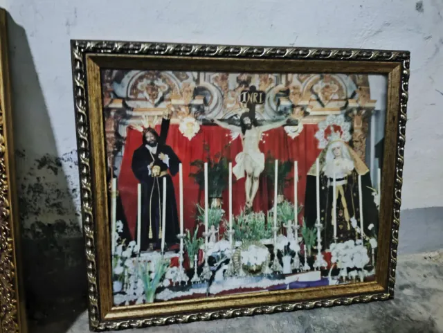 Cuadros dorados labrados