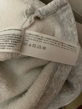 Felpa Abercrombie & Fitch quarter zip grigia