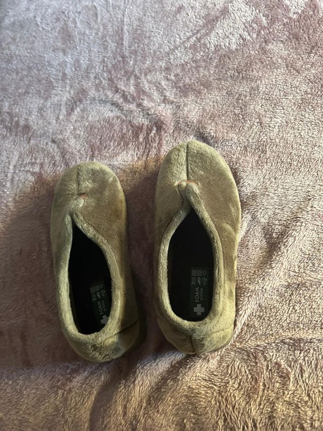 Zapatillas de estar por casa beige/marrón mujer