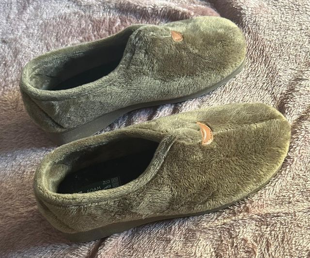 Zapatillas de estar por casa beige/marrón mujer