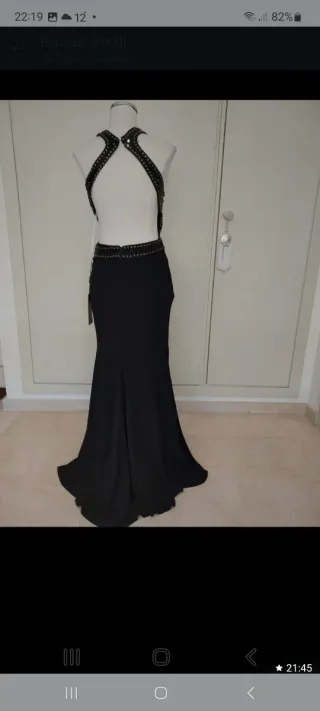 Vestido de fiesta negro