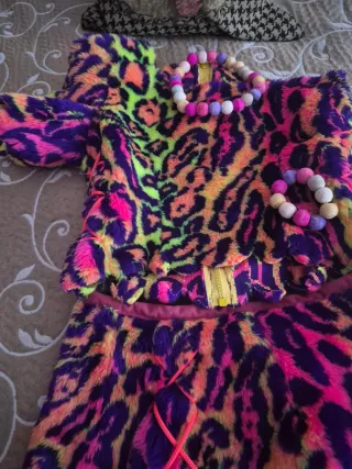 Disfraz Carnaval Animal Print Neón