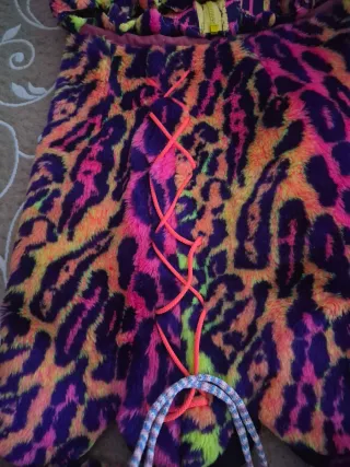 Disfraz Carnaval Animal Print Neón