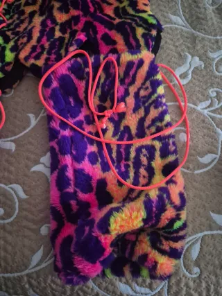 Disfraz Carnaval Animal Print Neón