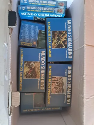 Colección Jacques Cousteau Mundo Submarino VHS