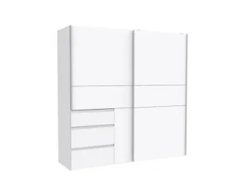 Armadio Conforama con porte scorrevoli e cassetti