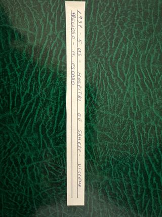 1937 Sello Hospital de Sangre Villena Escaso