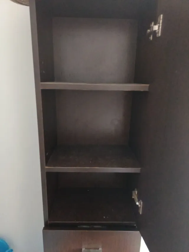 Mueble 1.80m con 5 estantes y cajón