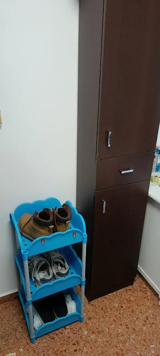 Mueble 1.80m con 5 estantes y cajón