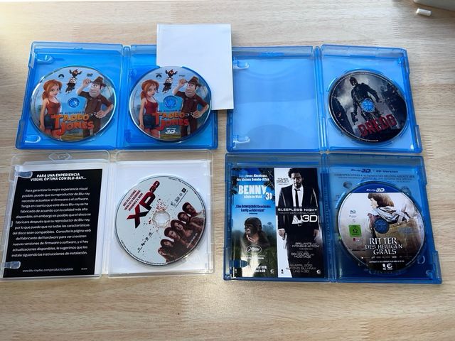 Lote 10 Películas Blu-Ray 3D