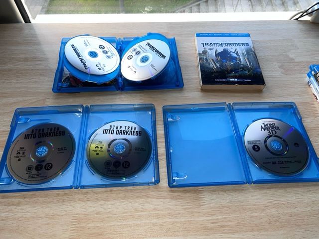 Lote 10 Películas Blu-Ray 3D