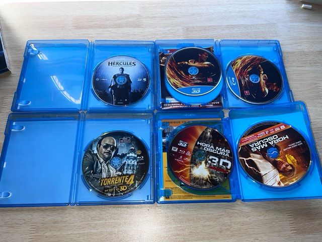 Lote 10 Películas Blu-Ray 3D