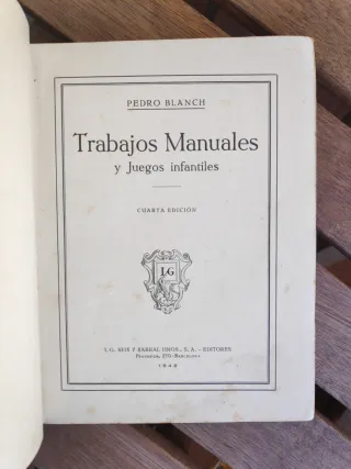 Trabajos manuales y juegos infantiles