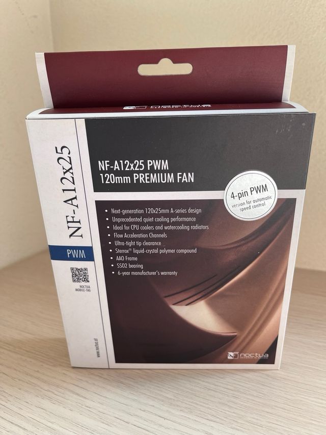 Ventilador Noctua NF-A12x25 PWM 120mm