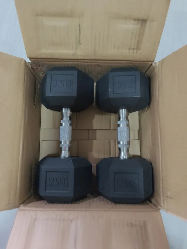 Par Mancuernas 12.5 Kg Hexagonales