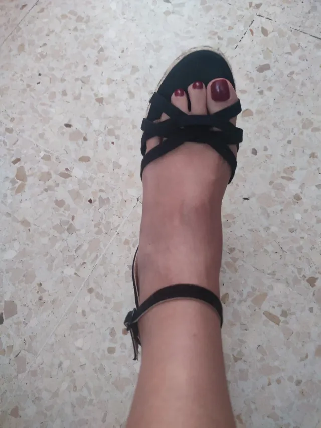 Sandalias Sfera Negras Talla 38
