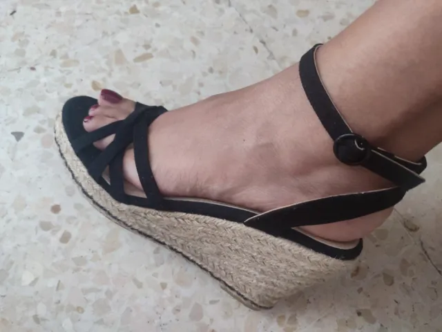 Sandalias Sfera Negras Talla 38