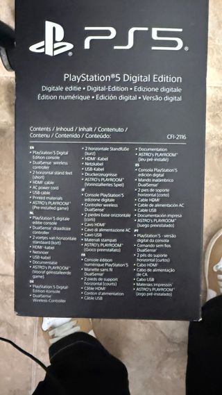 PS5 Digital Edition 825GB Nueva Sin Abrir