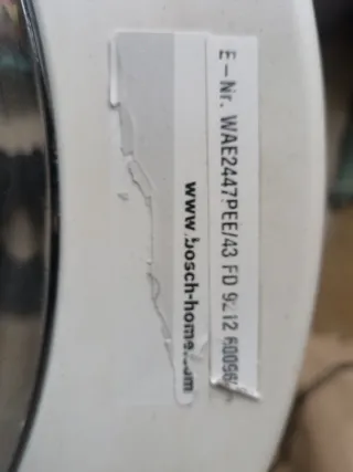 Despiece Lavadora Bosch Maxx7 Vario Perfect