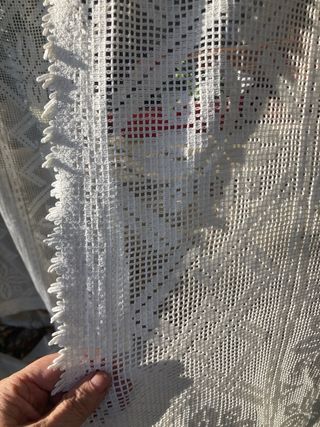 Pareja cortinas vintage